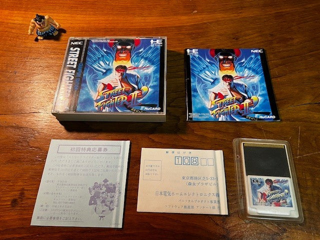 Street fighter II dash 2 II'  ' pc engine  NEC hu card hucard game Japan tested