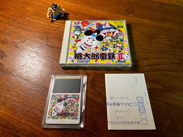 Super Momotarou Dentetsu II – PC Engine HuCard – Hudson Soft – CIB – Excellent