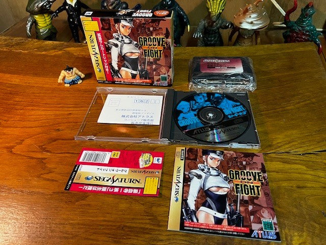 GROOVE ON FIGHT - SEGA SATURN - COMPLETE BOXED VERSION w/ RAM CART - EXCELLENT