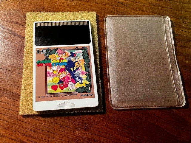 SPIN PAIR - PC ENGINE - MEDIA RINGS - VERY GOOD
