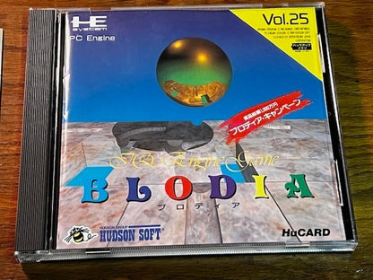 BLODIA - PC ENGINE - 100% CIB - HUDSON SOFT - EXCELLENT
