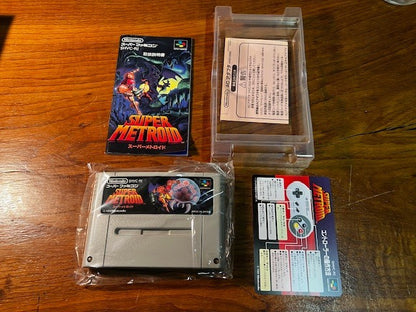 Super Metroid (Super Famicom, SHVC-RI) – CIB, Tested, Complete with Inserts