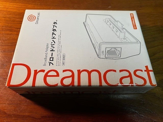 DREAMCAST BROADBAND ADAPTER - HIT-0401 - CIB - DREAM PASSPORT 3 & 1 - EXCELLENT