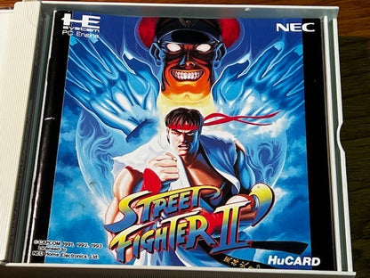 Street fighter II dash 2 II'  ' pc engine  NEC hu card hucard game Japan tested