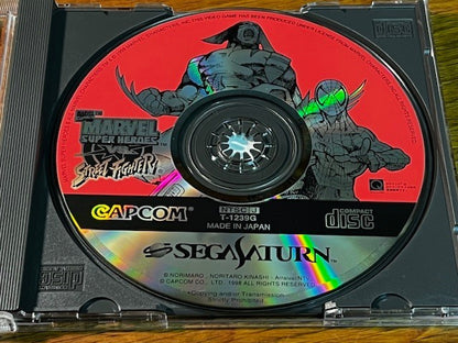 Marvel Super Heroes VS Street Fighter – Sega Saturn – CIB – Capcom – Excellent