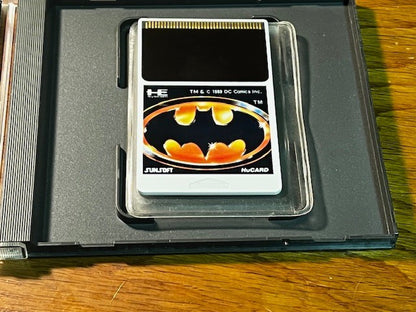 Batman PC Engine HuCard Sunsoft Japan Complete Case Manual Tested