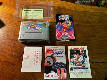 SUPER STREET FIGHTER II THE NEW CHALLENGERS - CAPCOM - SFC - 100% CIB