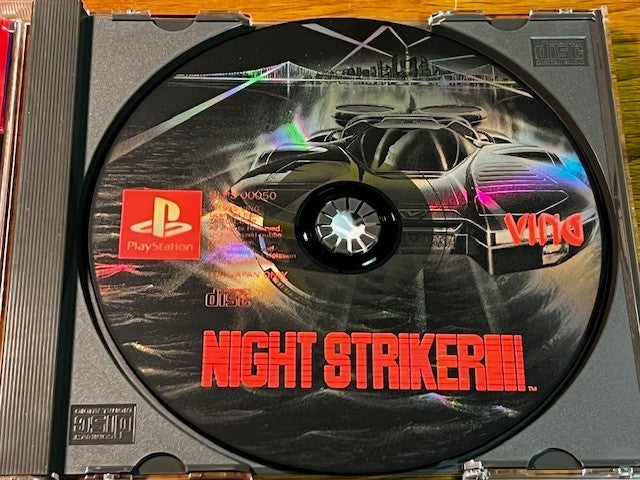 Night Striker - Sony PlayStation 1 - Taito - CIB Excellent