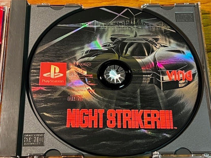 Night Striker - Sony PlayStation 1 - Taito - CIB Excellent