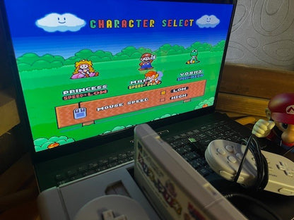 Mario & Wario Mouse Set – Super Famicom – CIB – Nintendo