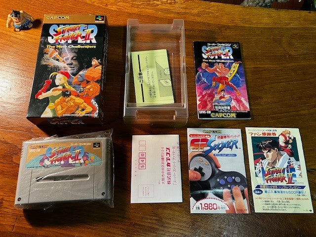 SUPER STREET FIGHTER II THE NEW CHALLENGERS - CAPCOM - SFC - 100% CIB