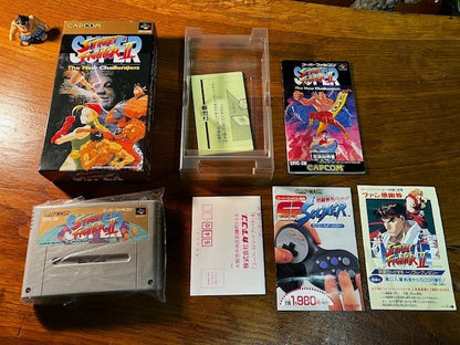 SUPER STREET FIGHTER II THE NEW CHALLENGERS - CAPCOM - SFC - 100% CIB