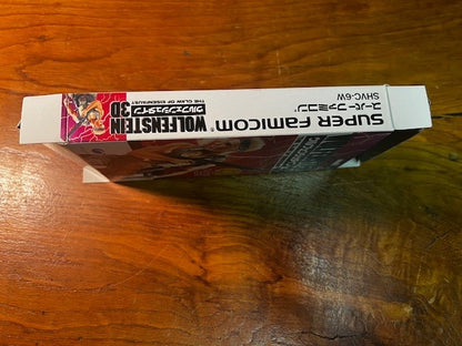 Super Famicom Wolfenstein 3D The Claw of Eisenfaust CIB Excellent Condition
