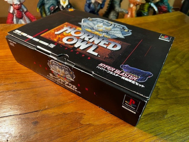 Horned Owl with Hyper Blaster Set – PlayStation – CIB – Sony – Excellent