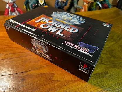 Horned Owl with Hyper Blaster Set – PlayStation – CIB – Sony – Excellent
