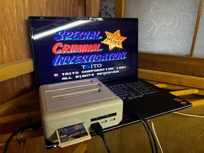 S.C.I. Special Criminal Investigation PC Engine HuCard Tested Taito Japan