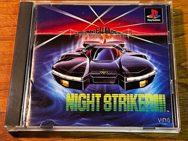 Night Striker - Sony PlayStation 1 - Taito - CIB Excellent