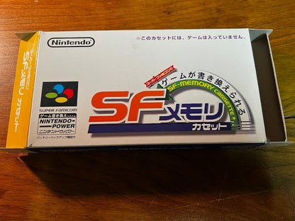SF Memory Cassette – Nintendo Power – Mario Collection / Super Family Tennis
