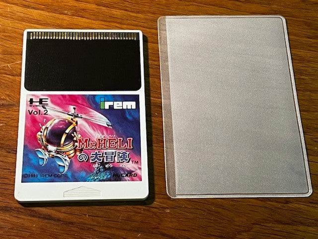 Mr. Heli no Daibouken – PC Engine – HuCard – Tested – Sleeve – Excellent
