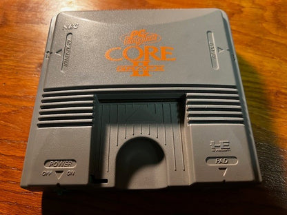 PC ENGINE CORE GRAFX II BUNDLE - CONSOLE CABLES CONTROLLER & DRAGON SPIRIT