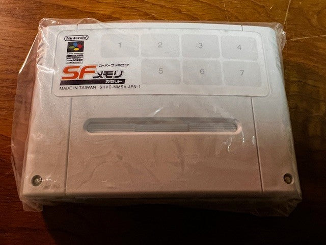 SF Memory Cassette – Nintendo Power – Mario Collection / Super Family Tennis