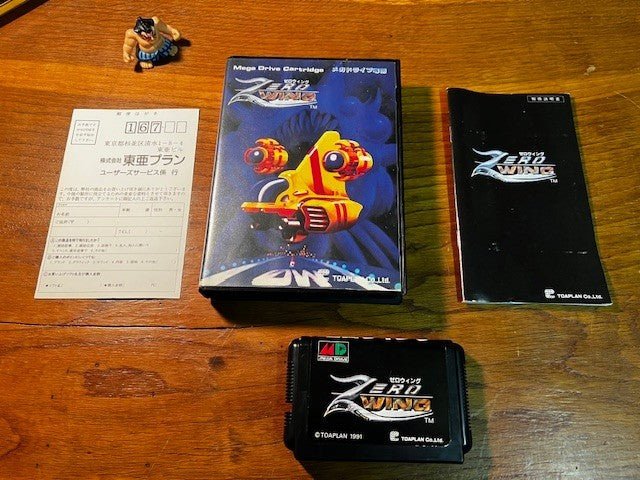 Zero Wing Sega Mega Drive / Genesis CIB NTSC-J Complete w/ Cart, Box & Manual