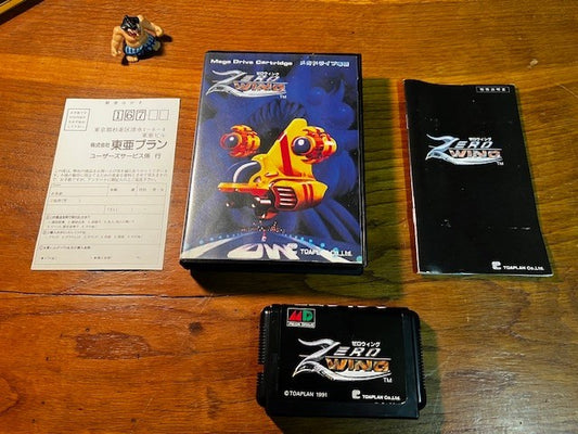 Zero Wing Sega Mega Drive / Genesis CIB NTSC-J Complete w/ Cart, Box & Manual